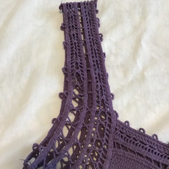 MAURICES Floral Crochet Boho Hippie  Tank Top - Picture 6 of 6